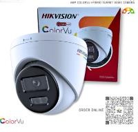 HIKVISION DS-2CD1347G2H-LIUF 4MP 2.8MM 30MT COLORVU SMART HYBRID LIGHT ACUSENSE DAHİLİ MİKROFON IP DOME KAMERA